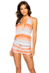 Luli Fama Los Flamencos T Back Mini Dress